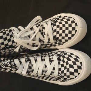 Torrid checker hi top sneakers
